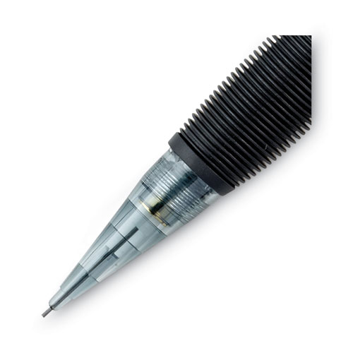 Image of Pentel® Champ Mechanical Pencil, 0.5 Mm, Hb (#2.5), Black Lead, Translucent Gray Barrel, Dozen