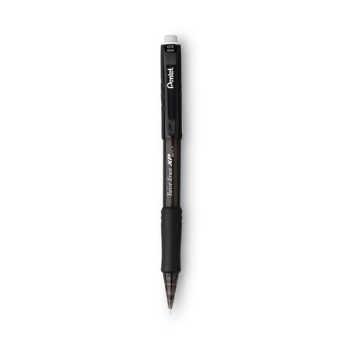 Twist-Erase EXPRESS Mechanical Pencil, 0.5 mm, HB (#2.5), Black Lead, Black Barrel, Dozen
