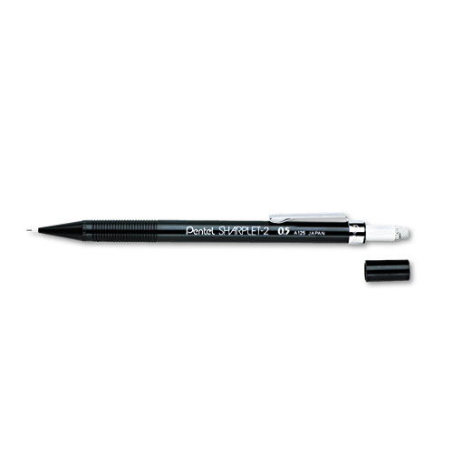 Image of Sharplet-2 Mechanical Pencil, 0.5 mm, HB (#2.5), Black Lead, Black Barrel