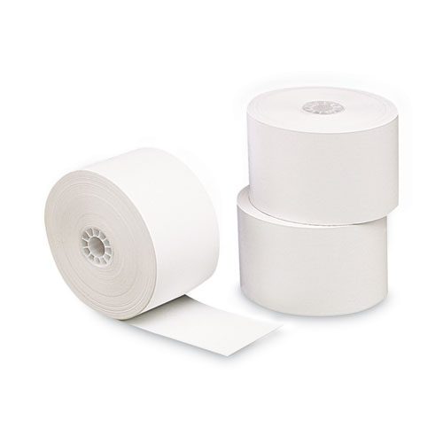 Universal® Direct Thermal Print Paper Rolls, 0.38" Core, 4.38" x 127 ft, White, 50/Carton