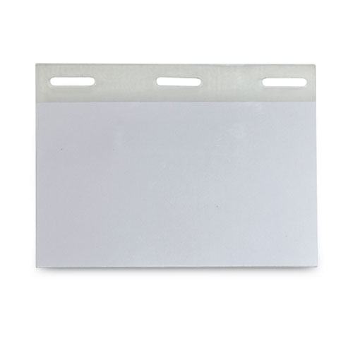 Image of C-Line® Self-Laminating Magnetic Style Name Badge Holder Kit, 2" X 3", Clear, 20/Box