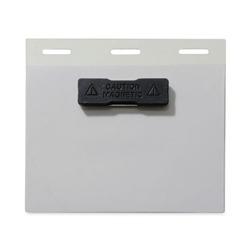 Image of C-Line® Self-Laminating Magnetic Style Name Badge Holder Kit, 3" X 4", Clear, 20/Box