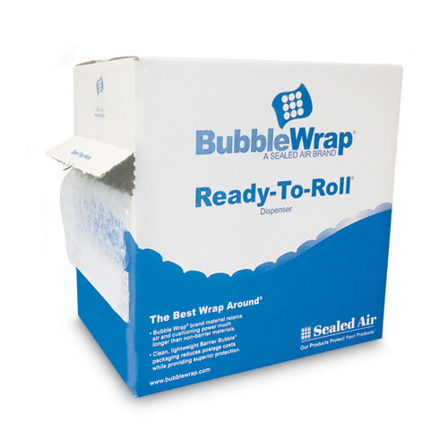 Image of Sealed Air Bubble Wrap Cushion Bubble Roll, 0.5" Thick, 12" X 65 Ft