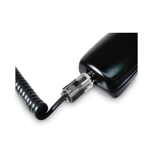 Image of Softalk® Rotating 360 Telephone Cord Detangler, Clear/Black