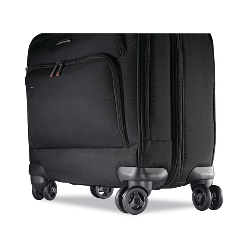 Image of Samsonite® Xenon 3 Spinner Mobile Office, Fits Devices Up To 15.6", Ballistic Polyester, 13.25 X 7.25 X 16.25, Black