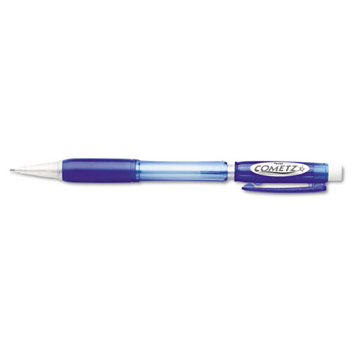 Image of Pentel® Cometz Mechanical Pencil, 0.9 Mm, Hb (#2.5), Black Lead, Blue Barrel, Dozen