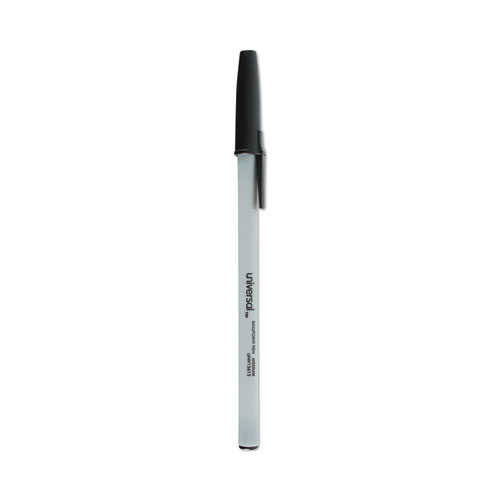Image of Ballpoint Pen Value Pack, Stick, Medium 1 mm, Black Ink, Gray Barrel, 60/Pack