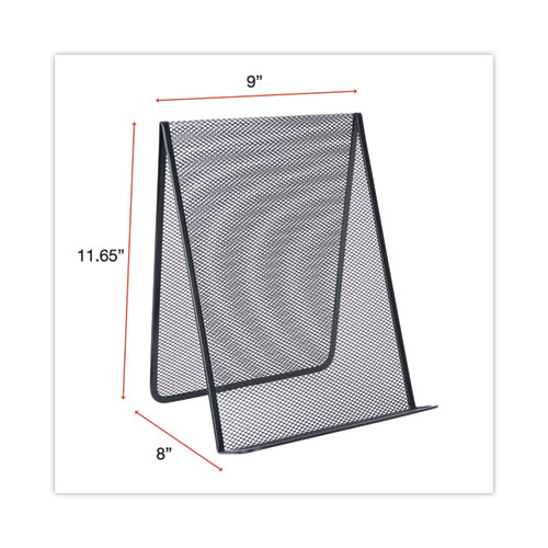 Image of Universal® Metal Mesh Document Holder Free Standing, 35 Sheet Capacity, Metal, Black