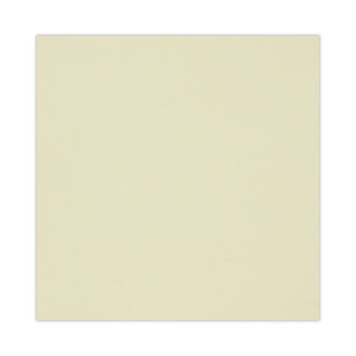 Recycled Self-Stick Note Pads, 3" x 3", Yellow, 100 Sheets/Pad, 18 Pads/Pack