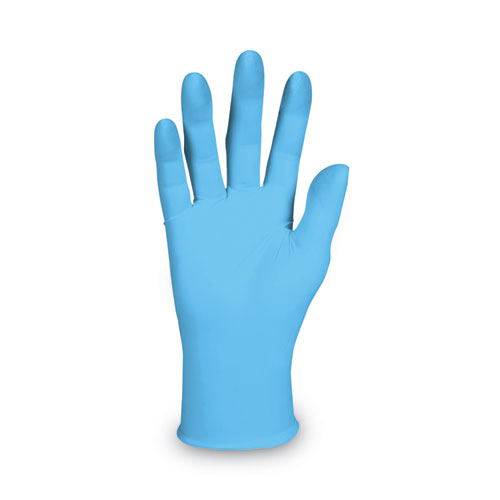 Image of Kleenguard™ G10 Comfort Plus Blue Nitrile Gloves, Light Blue, Medium, 100/Box