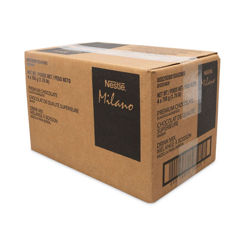 Image of Nescafã©® Premium Hot Chocolate Mix, 1.75 Lb Bag, 4/Carton