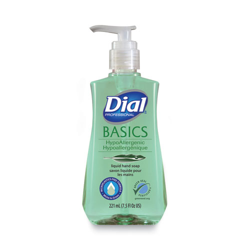 Dial® Professional Basics MP Free Liquid Hand Soap Refill for Versa Dispenser, Unscented, 15 oz Refill Bottle, 6/Carton