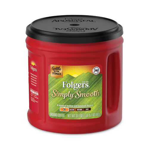Coffee, Simply Smooth, 31.1 oz Canister