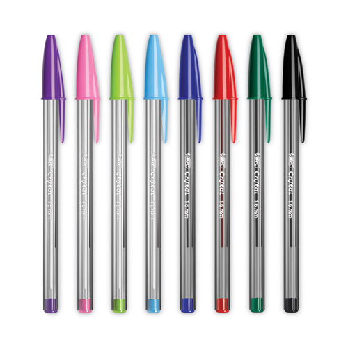 Cristal Xtra Bold Ballpoint Pen, Stick, Bold 1.6 mm, Randomly Assorted Ink and Barrel Colors, 24/Pack