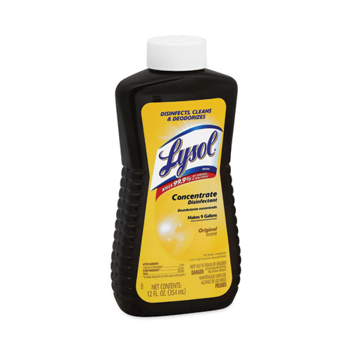 Concentrate Disinfectant, 12 oz Bottle, 6/Carton