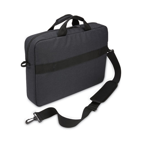 Image of Case Logic® Huxton 15.6" Laptop Attache, Fits Devices Up To 15.6", Polyester, 16.3 X 2.8 X 12.4, Black