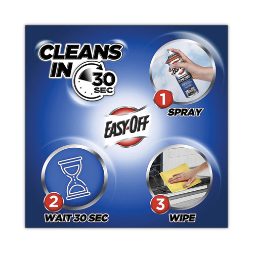 Image of Easy-Off® Fume-Free Oven Cleaner, Lemon Scent 14.5 Oz Aerosol Spray, 12/Carton