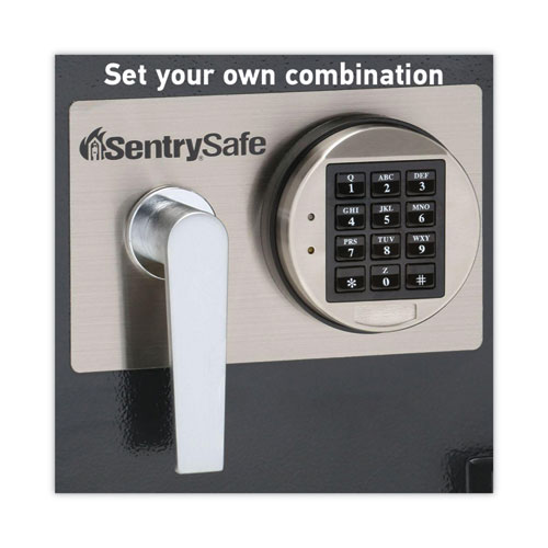 Image of Sentry® Safe Digital Depository Safe, Large, 0.94 Cu Ft, 14W X 15.6D X 20H, Black