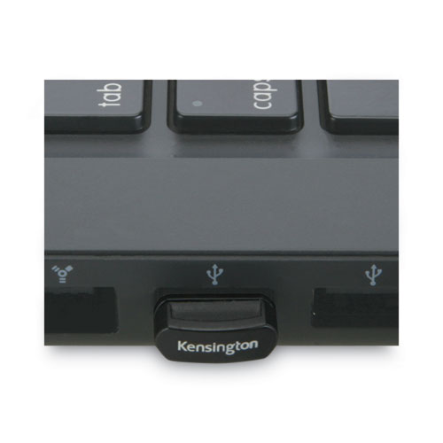 Image of Kensington® Pro Fit Mid-Size Wireless Mouse, 2.4 Ghz Frequency/30 Ft Wireless Range, Right Hand Use, Sapphire Blue