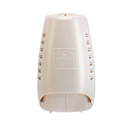 Renuzit® Wall Mount Air Freshener Dispenser, 3.75" x 3.25" x 7.25", Pearl, 6/Carton