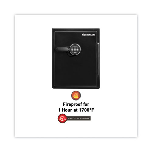 Image of Sentry® Safe Fire-Safe With Digital Keypad Access, 2 Cu Ft, 18.67W X 19.38D X 23.88H, Black
