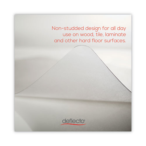 Image of Deflecto® Antimicrobial Chair Mat, Rectangular, 45 X 53, Clear