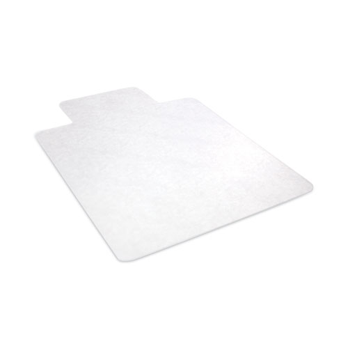 EconoMat All Day Use Chair Mat for Hard Floors, Rolled Packed, 36 x 48, Lipped, Clear