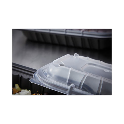 EarthChoice Entree2Go Takeout Container Vented Lid, 11.75 x 8.75 x 0.98, Clear, Plastic, 200/Carton