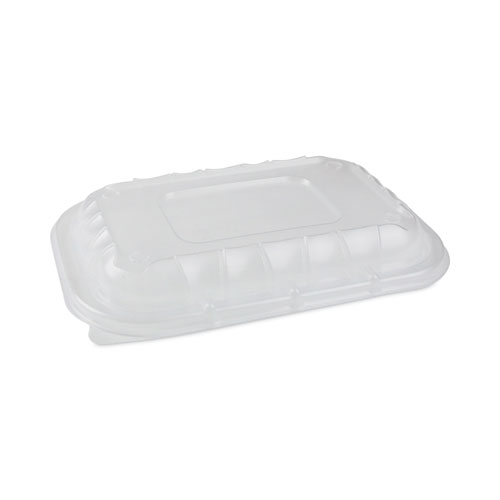 Pactiv Evergreen Earthchoice Entree2Go Takeout Container Vented Lid, 8.67 X 5.75 X 0.98, Clear, Plastic, 300/Carton