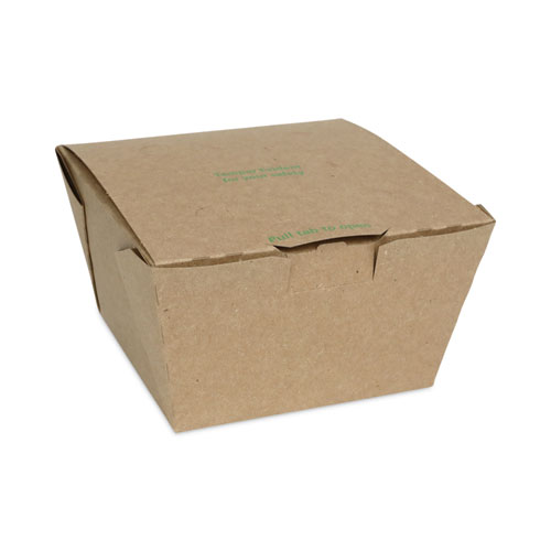 EarthChoice Tamper Evident OneBox Paper Box, 4.5 x 4.5 x 3.25, Kraft, 200/Carton