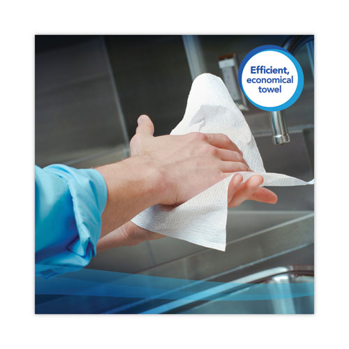 Essential Single-Fold Towels, Absorbency Pockets, 9.3 x 10.5, 250/Pack, 16 Packs/Carton