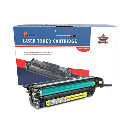 7510016962211 Remanufactured CF032A (646A) Toner, 12,500 Page-Yield, Yellow