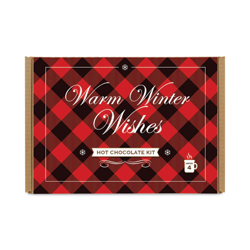 Image of Snack Box Pros Warm Winter Wishes Hot Chocolate Kit, 18 Assorted Items/Box, Ships In 1-3 Business Days