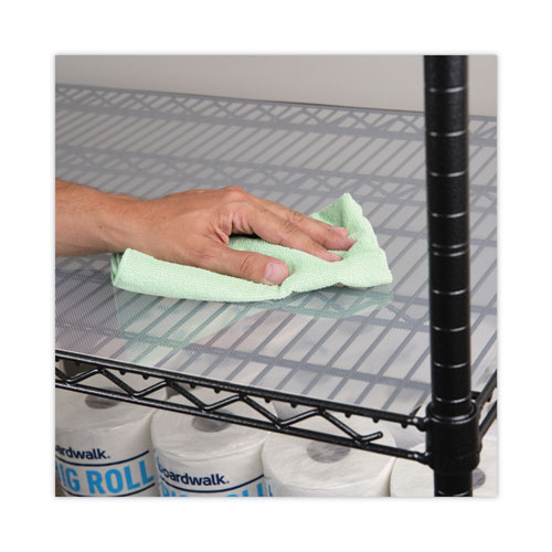 Image of Alera® Shelf Liners For Wire Shelving, Clear Plastic, 48W X 24D, 4/Pack