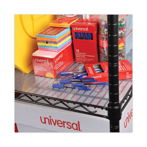 Image of Alera® Shelf Liners For Wire Shelving, Clear Plastic, 36W X 24D, 4/Pack