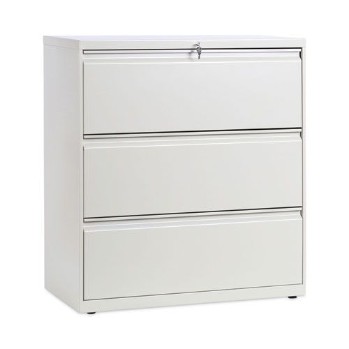 Lateral File, 3 Legal/Letter/A4/A5-Size File Drawers, Putty, 36" x 18" x 39.5"