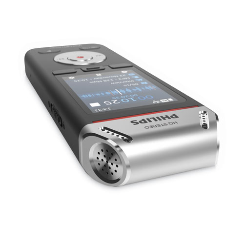 Voice Tracer DVT2110 Digital Recorder, 8 GB, Black/Silver
