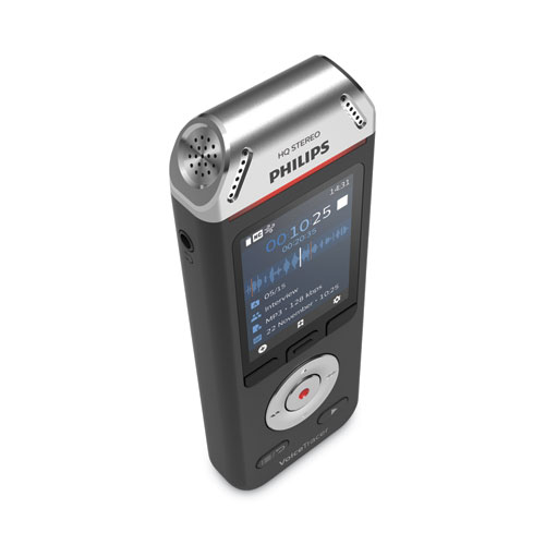 Voice Tracer DVT2810 Digital Recorder, 8 GB, Black