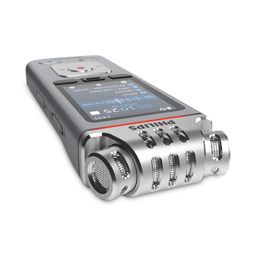Voice Tracer DVT4110 Digital Recorder, 8 GB, Silver