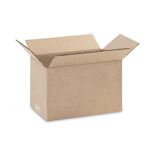 Fixed-Depth Shipping Boxes, 200 lb Mullen Rated, Regular Slotted Container (RSC), 6 x 6 x 4, Brown Kraft, 25/Bundle