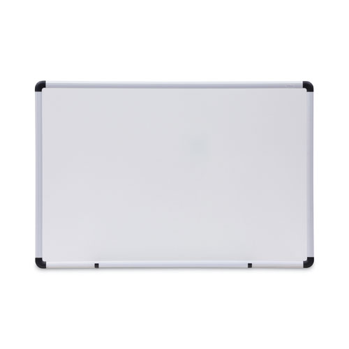 Universal® Modern Melamine Dry Erase Board With Aluminum Frame, 36 X 24, White Surface