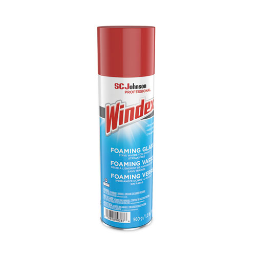 Image of Windex® Foaming Glass Cleaner, Fresh, 20 Oz Aerosol Spray