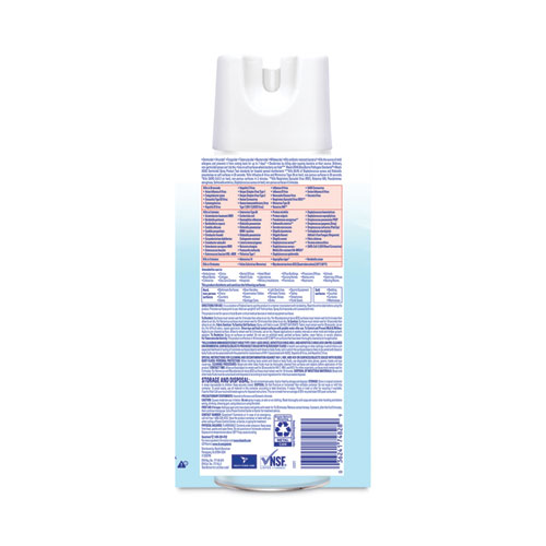Disinfectant Spray, Crisp Linen, 19 oz Aerosol Spray, 12/Carton