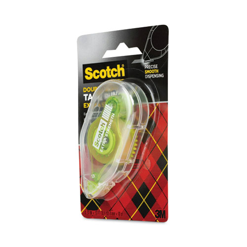 Image of Scotch® Extra-Strength Tape Runner, 0.31" X 33 Ft, Dries Clear