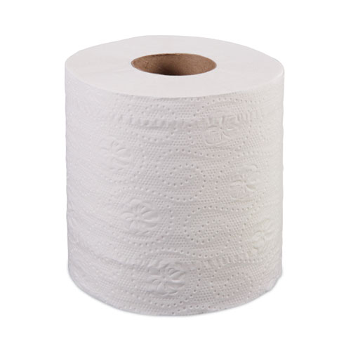 Image of Windsoft® Bath Tissue, Septic Safe, Individually Wrapped Rolls, 2-Ply, White, 500 Sheets/Roll, 96 Rolls/Carton