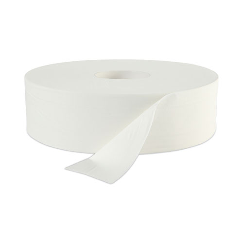 JRT Bath Tissue, Jumbo, Septic Safe, 2-Ply, White, 3.5" x 2,000 ft, 6 Rolls/Carton