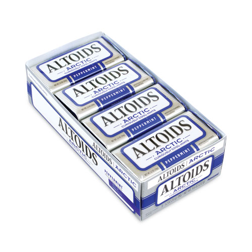 Image of Altoids® Arctic Peppermint Mints, 1.2 Oz, 8 Tins/Pack, Ships In 1-3 Business Days