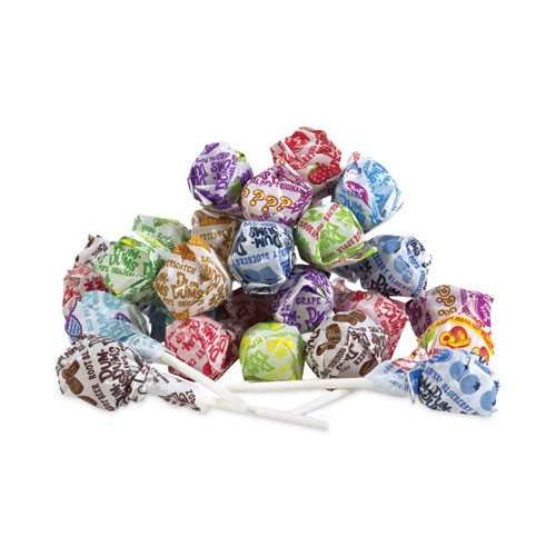 Image of Dum-Dum-Pops, Assorted Flavors, Individually Wrapped, Bulk 30 lb Carton