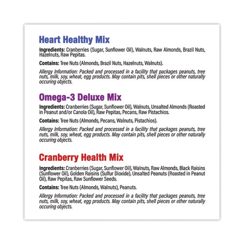 Healthy Trail Mix Snack Packs, 1.2 oz Pouch, 50 Pouches/Carton Ships in 1-3 Business Days
