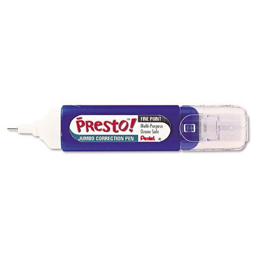 Image of Pentel® Presto! Multipurpose Correction Pen, 12 Ml, White